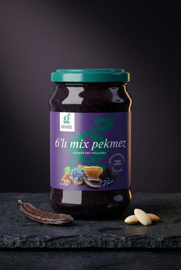 Gürbüzden 6lı Mix Pekmez 2 Gürbüzden 6lı Mix Pekmez 2