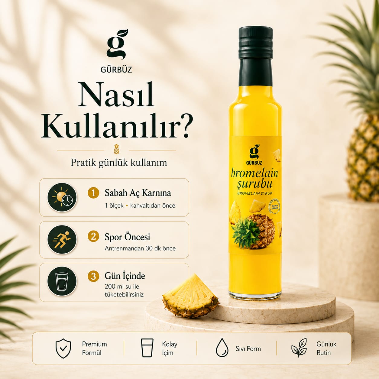 Bromelain Şurubu Nasıl Kullanılır Bromelain Şurubu Nasıl Kullanılır