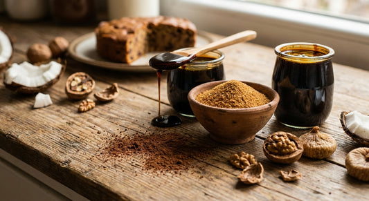 Sağlıklı Vegan Tatlı Malzemeleri: Hindistan Cevizi Şekeri ve Pekmez