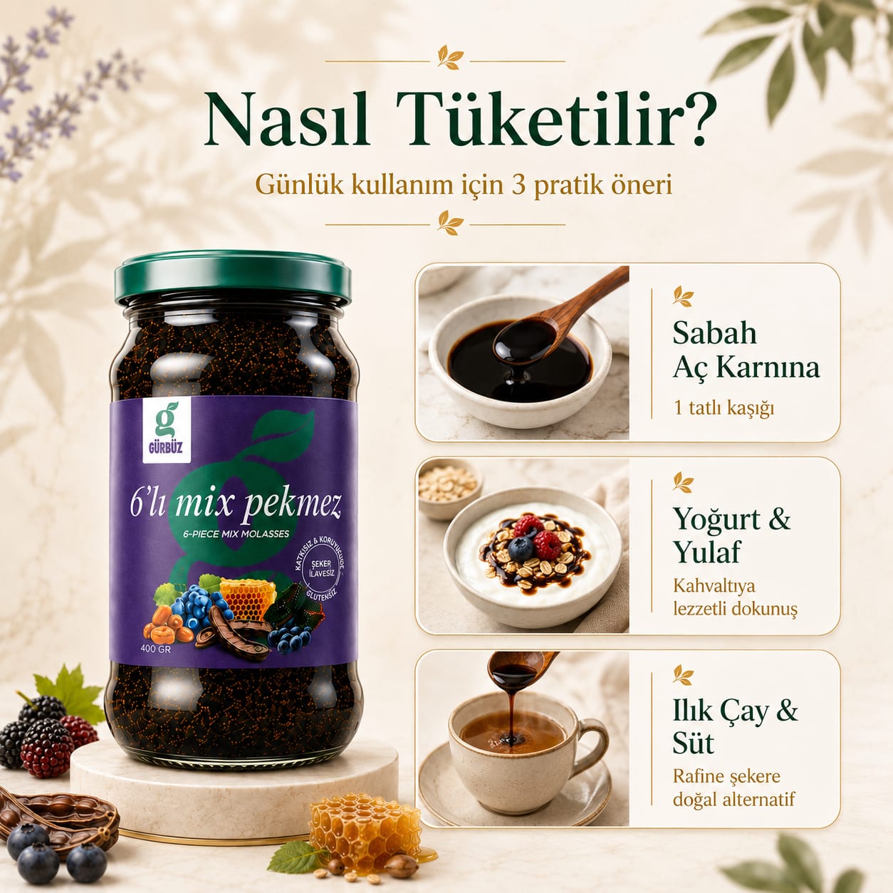6lı Mix Pekmez Nasıl Tüketilir
