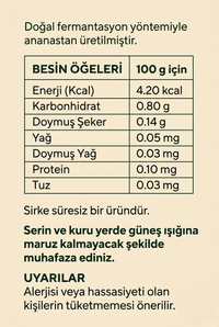 Ananas Sirkesi İçindekiler