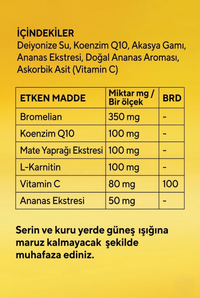 Bromelain Şurubu İçindekiler