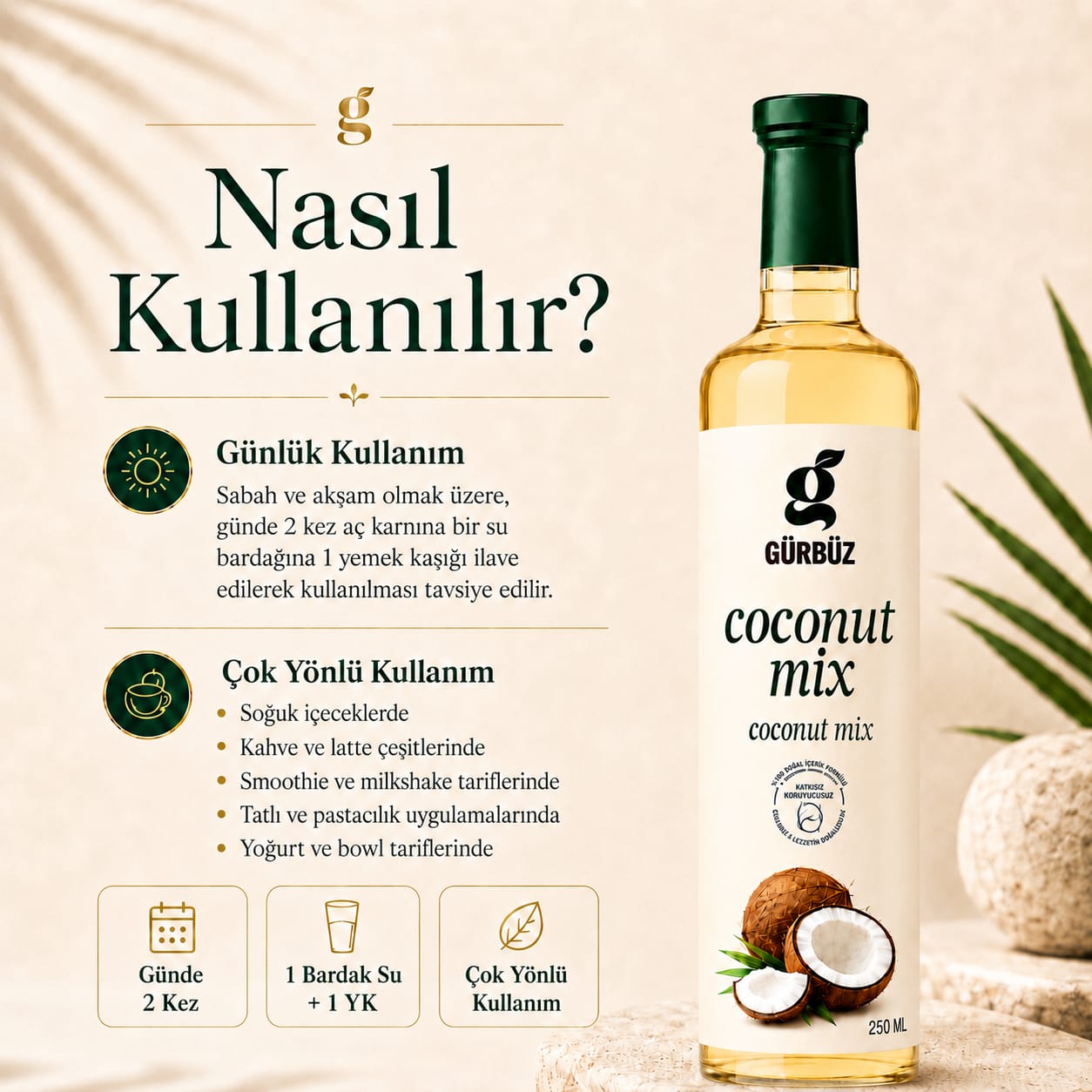 Coconut Mix Nasıl Kullanılır