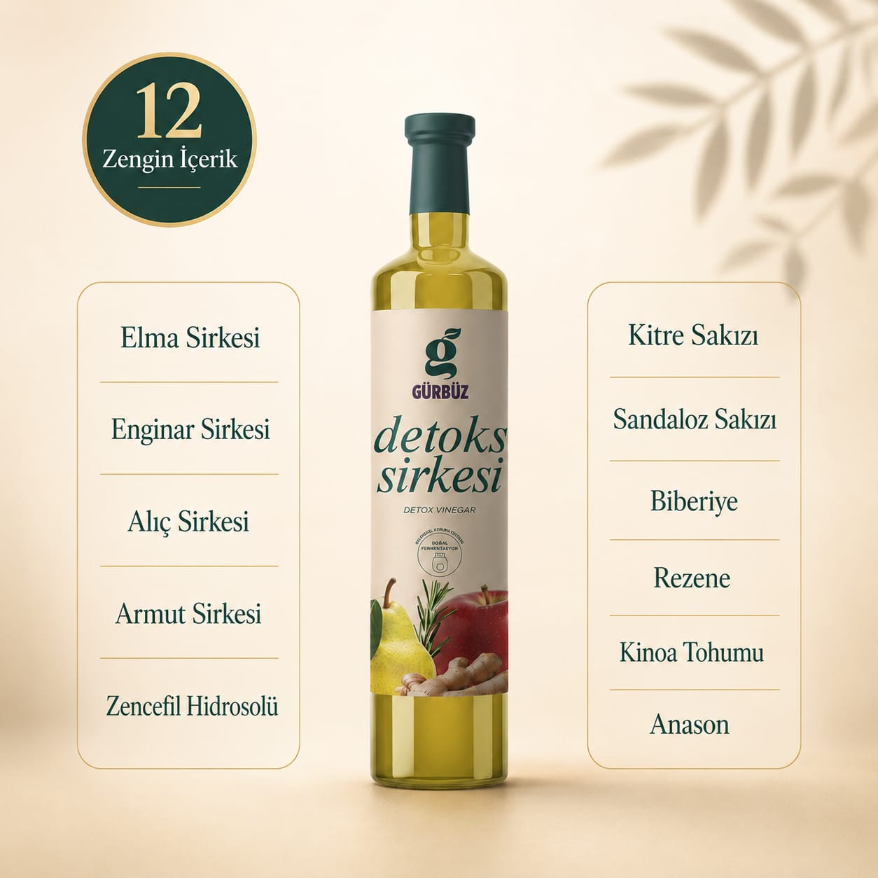 Detoks Sirkesi Özellikleri