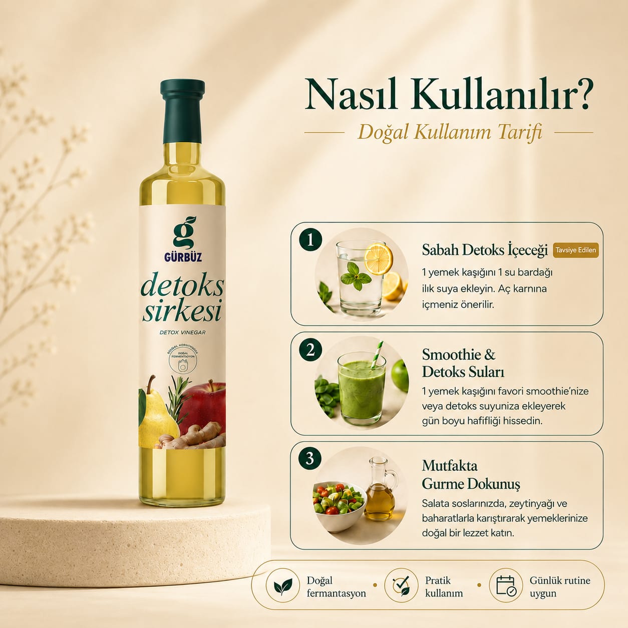 Detoks Sirkesi Nasıl Kullanılır