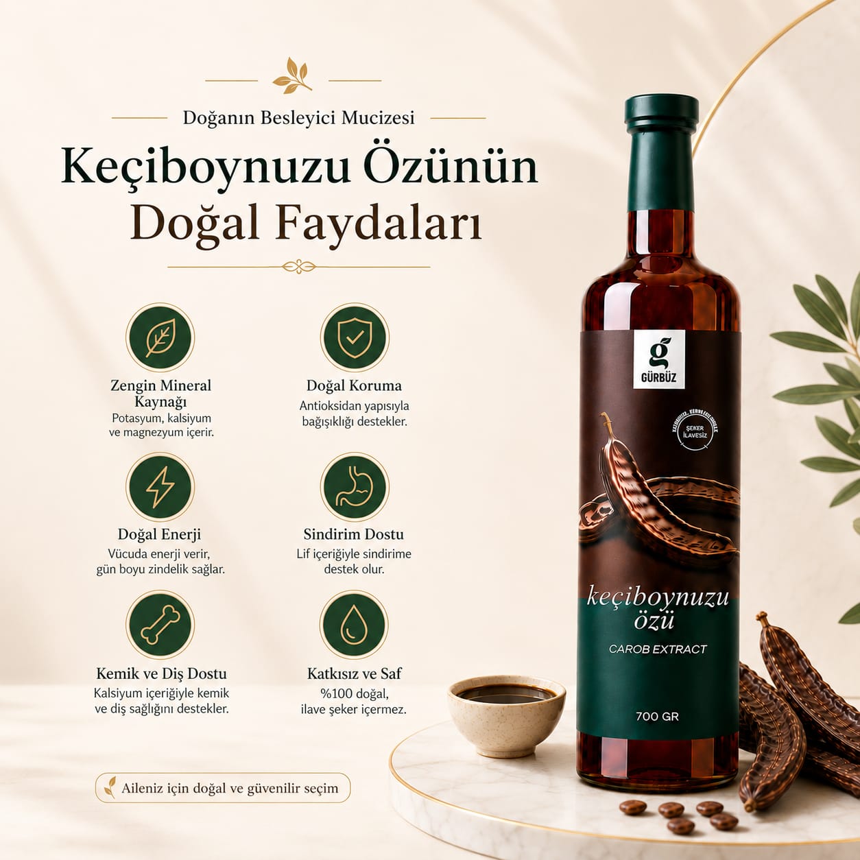 Keçiboynuzu Özünün Faydaları