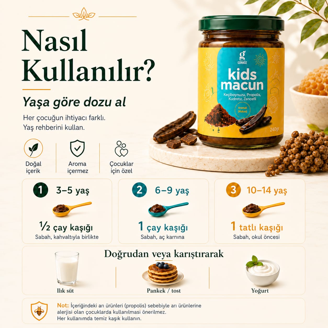 Kids Macun Nasıl Kullanılır