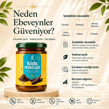 Kids Macun İçeriği ve Özellikleri