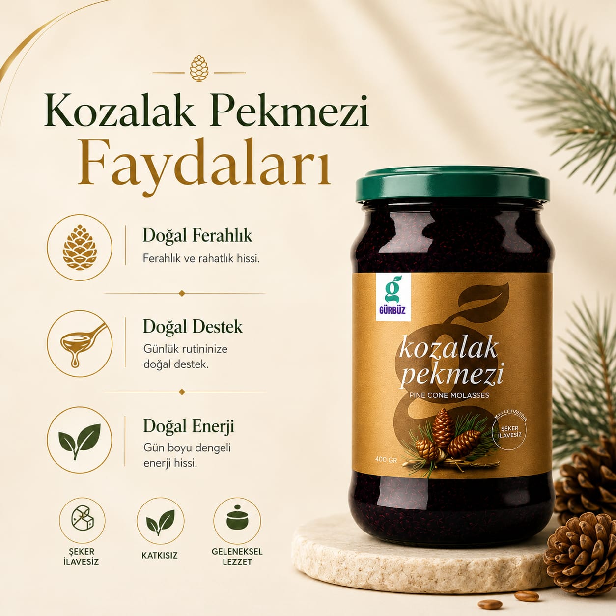 Kozalak Pekmezi Faydaları